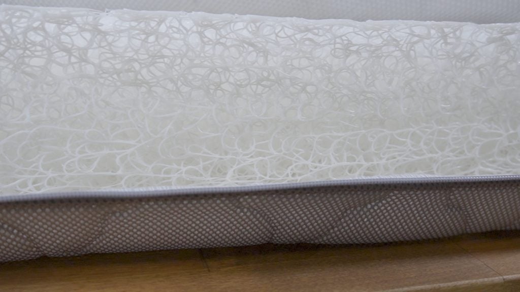 The interior detail of a Newton baby mattress