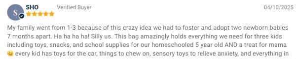 A review of the Fathercraft Bag