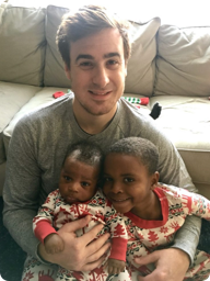 Co-founder John and his two kids