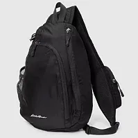Stock image of a black Eddie Bauer crossbody